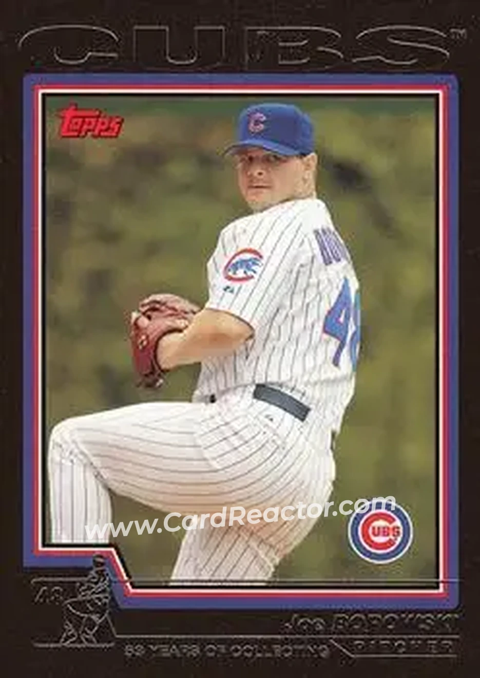 2004 Topps - Black #608 - Joe Borowski - Chicago Cubs - Front 2004 Topps - Black #608 - Joe Borowski - Chicago Cubs - Front