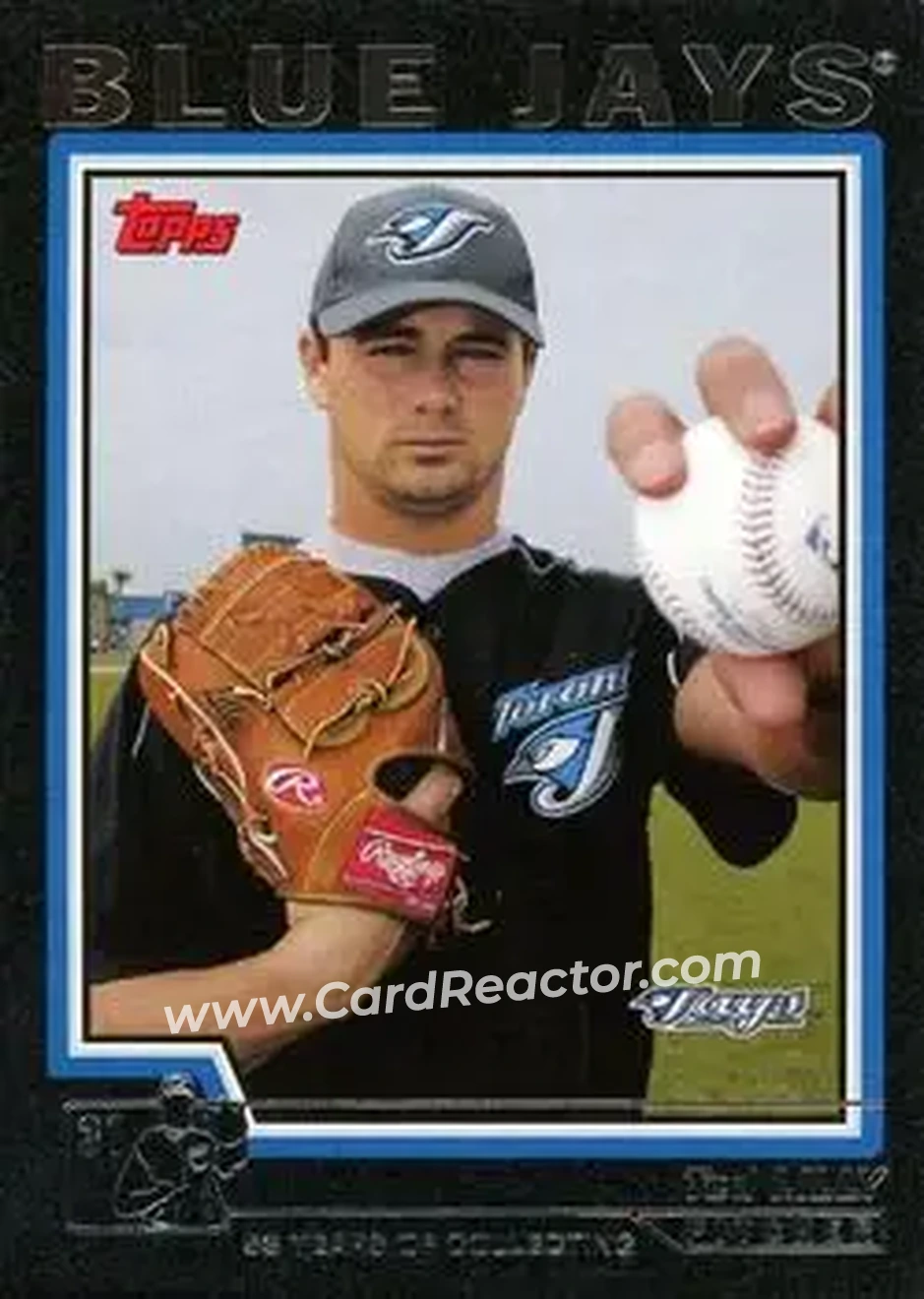 2004 Topps - Black #617 - Ted Lilly - Toronto Blue Jays - Front