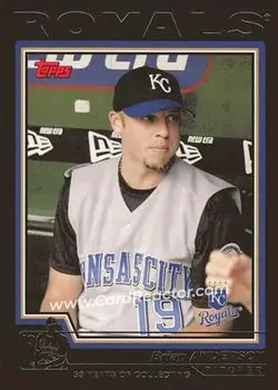 2004 Topps - Black #627 - Brian Anderson - Kansas City Royals - Front 2004 Topps - Black #627 - Brian Anderson - Kansas City Royals - Front