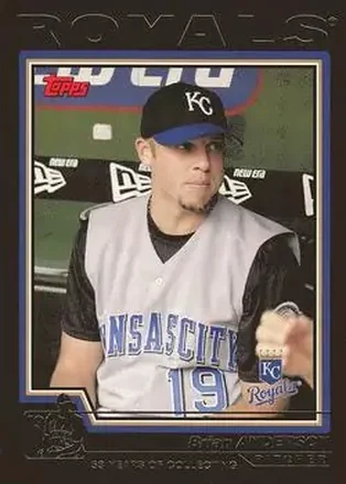 2004 Topps - Black #627 - Brian Anderson - Kansas City Royals