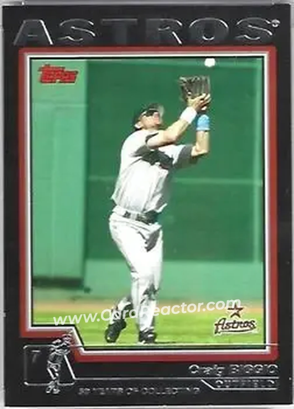 2004 Topps - Black #635 - Craig Biggio - Houston Astros - Front
