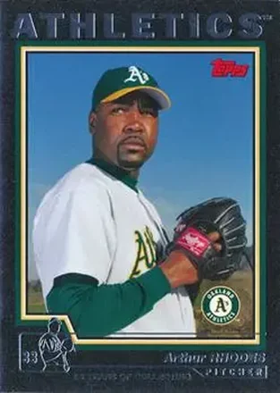 2004 Topps - Black #637 - Arthur Rhodes - Oakland Athletics