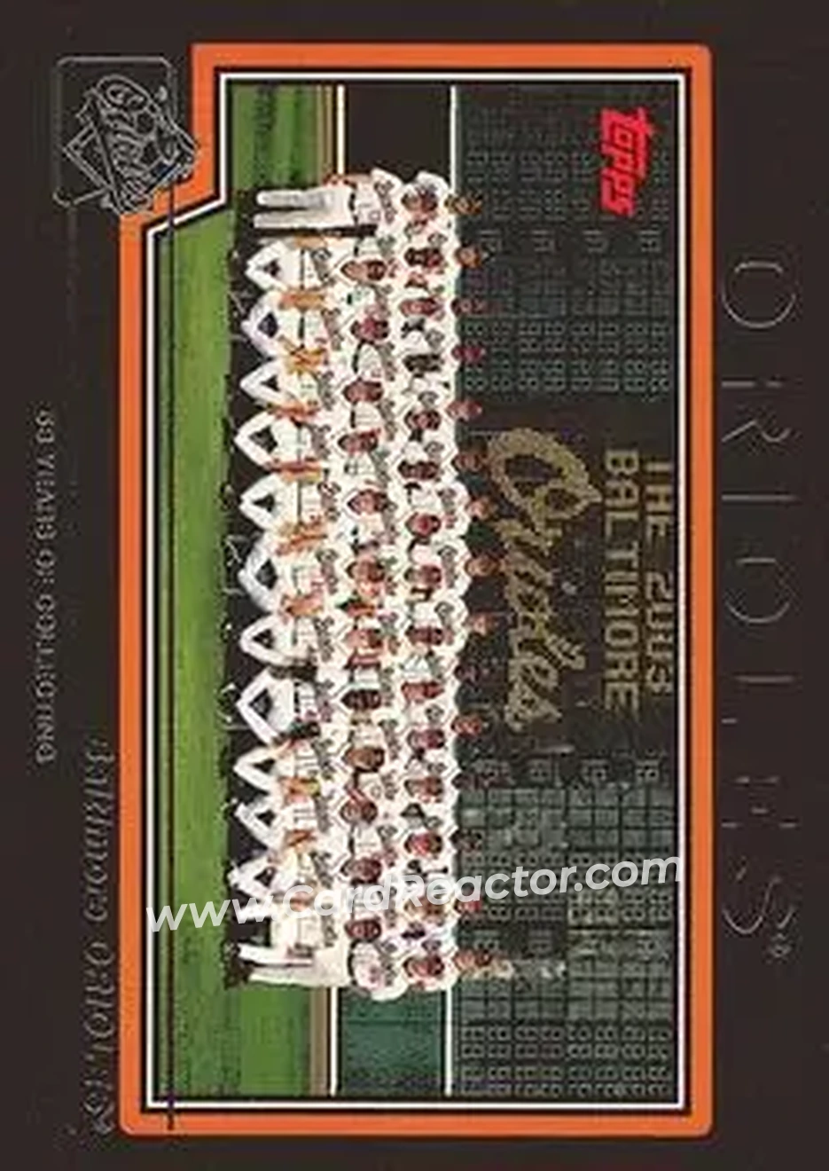 2004 Topps - Black #641 - Baltimore Orioles - Baltimore Orioles - Front