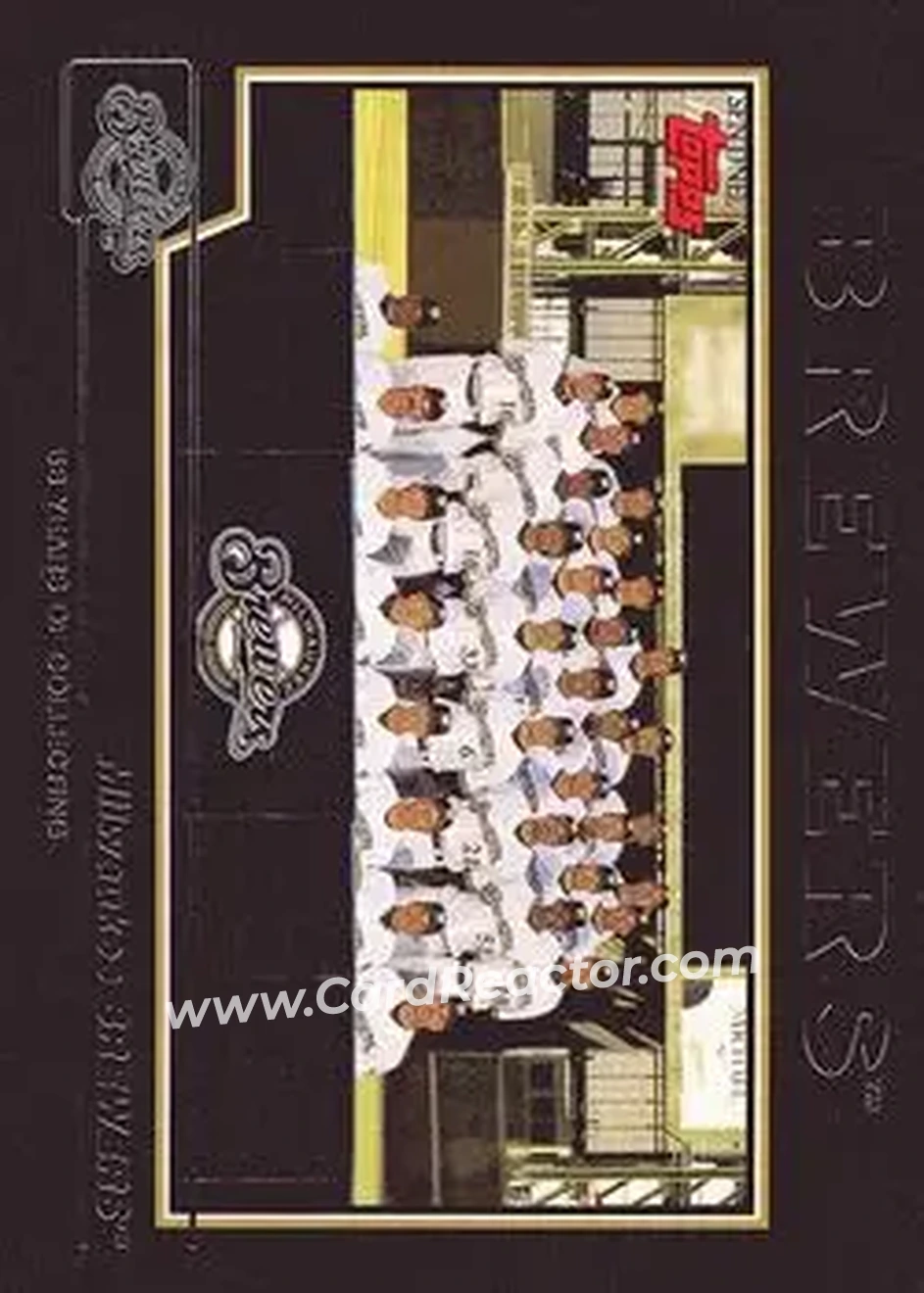 2004 Topps - Black #653 - Milwaukee Brewers - Milwaukee Brewers - Front