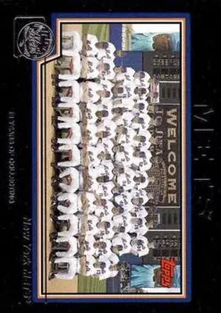 2004 Topps - Black #656 - New York Mets - New York Mets