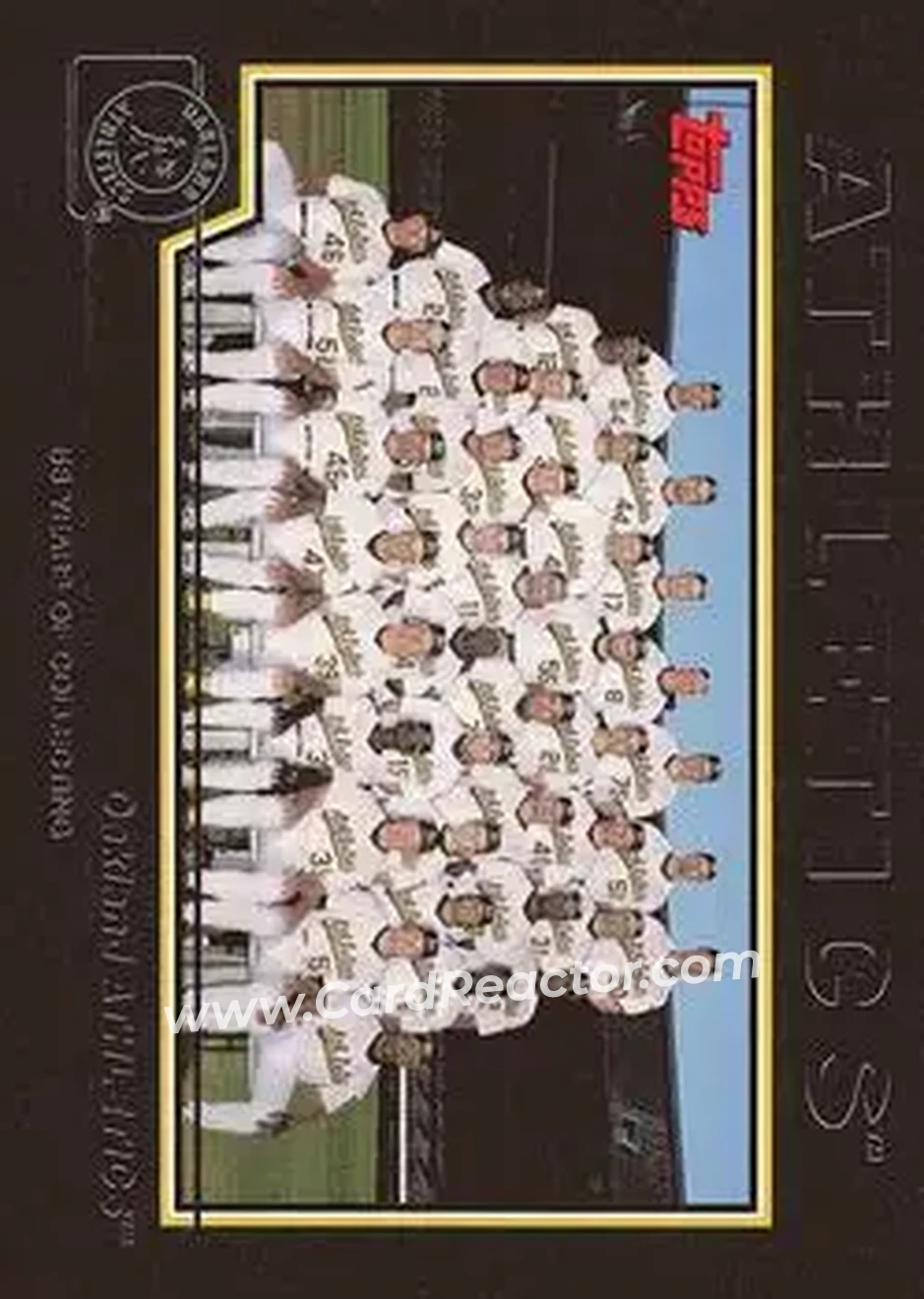 2004 Topps - Black #658 - Oakland Athletics - Oakland Athletics - Front