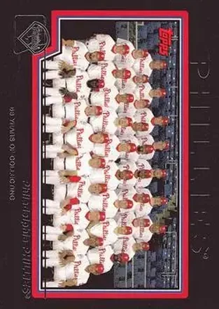2004 Topps - Black #659 - Philadelphia Phillies - Philadelphia Phillies