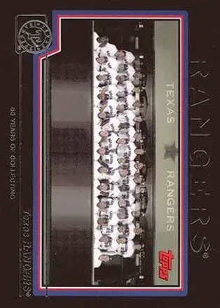 2004 Topps - Black #666 - Texas Rangers - Texas Rangers