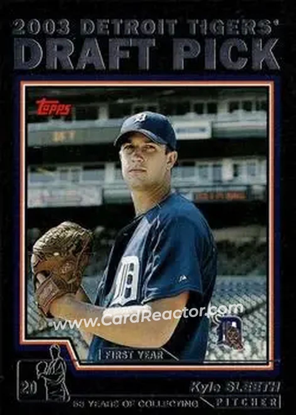 2004 Topps - Black #668 - Kyle Sleeth - Detroit Tigers - Front 2004 Topps - Black #668 - Kyle Sleeth - Detroit Tigers - Front