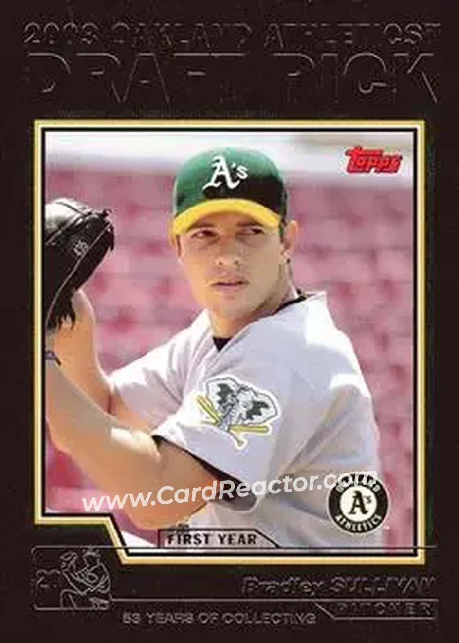2004 Topps - Black #669 - Brad Sullivan - Oakland Athletics - Front 2004 Topps - Black #669 - Brad Sullivan - Oakland Athletics - Front