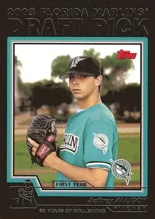 2004 Topps - Black #672 - Jeff Allison - Florida Marlins
