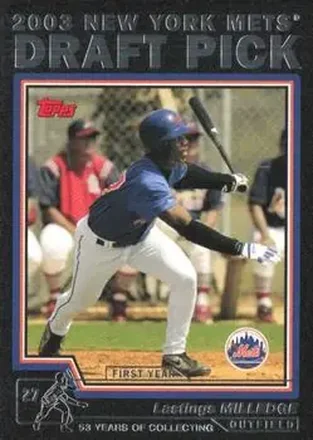 2004 Topps - Black #680 - Lastings Milledge - New York Mets