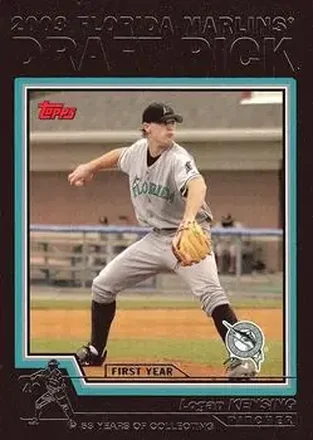 2004 Topps - Black #683 - Logan Kensing - Florida Marlins