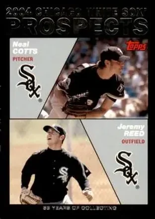 2004 Topps - Black #690 - Neal Cotts - Jeremy Reed - Chicago White Sox