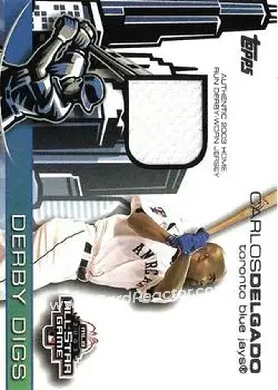 2004 Topps - Derby Digs #DDR-CD - Carlos Delgado - Toronto Blue Jays - Front