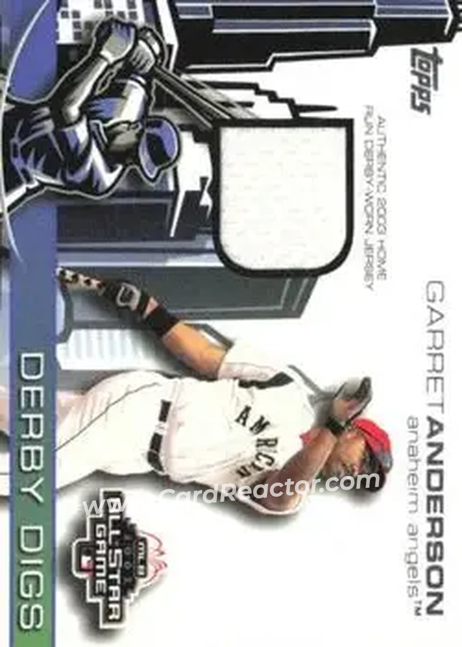 2004 Topps - Derby Digs #DDR-GA - Garret Anderson - Anaheim Angels - Front 2004 Topps - Derby Digs #DDR-GA - Garret Anderson - Anaheim Angels - Front