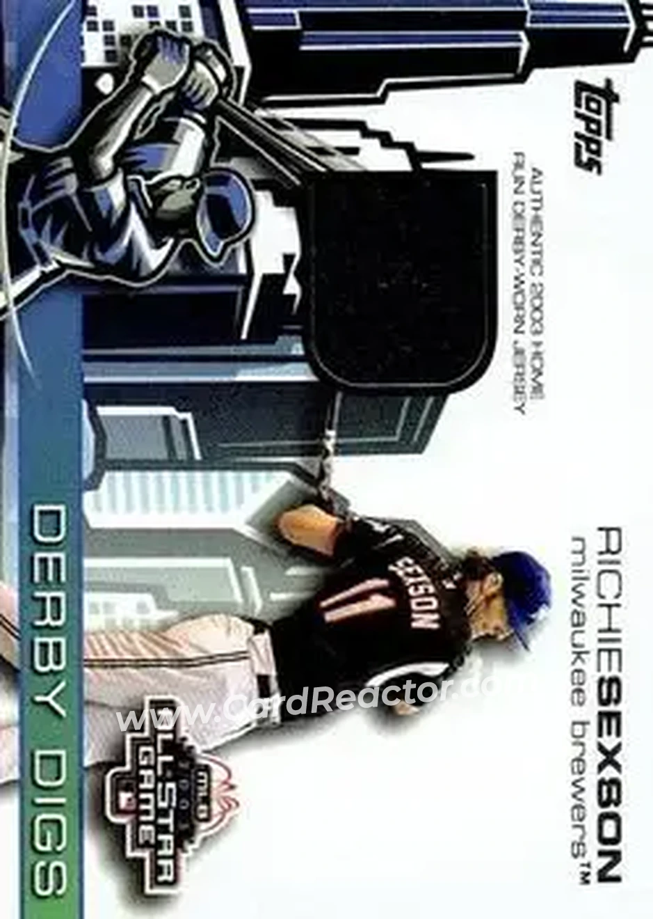 2004 Topps - Derby Digs #DDR-RS - Richie Sexson - Milwaukee Brewers - Front