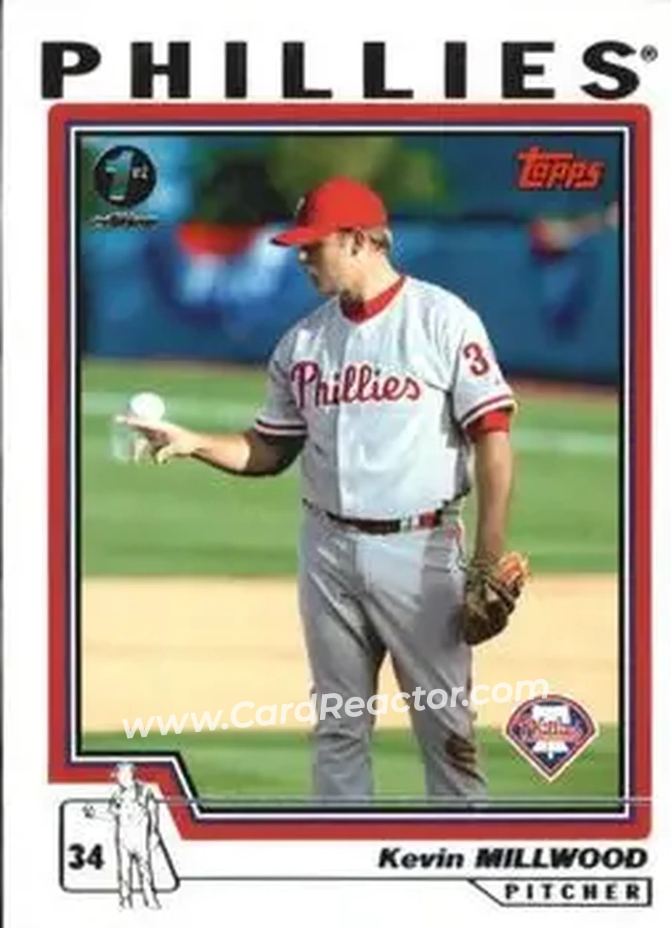 2004 Topps 1st Edition #11 - Kevin Millwood - Philadelphia Phillies - Front