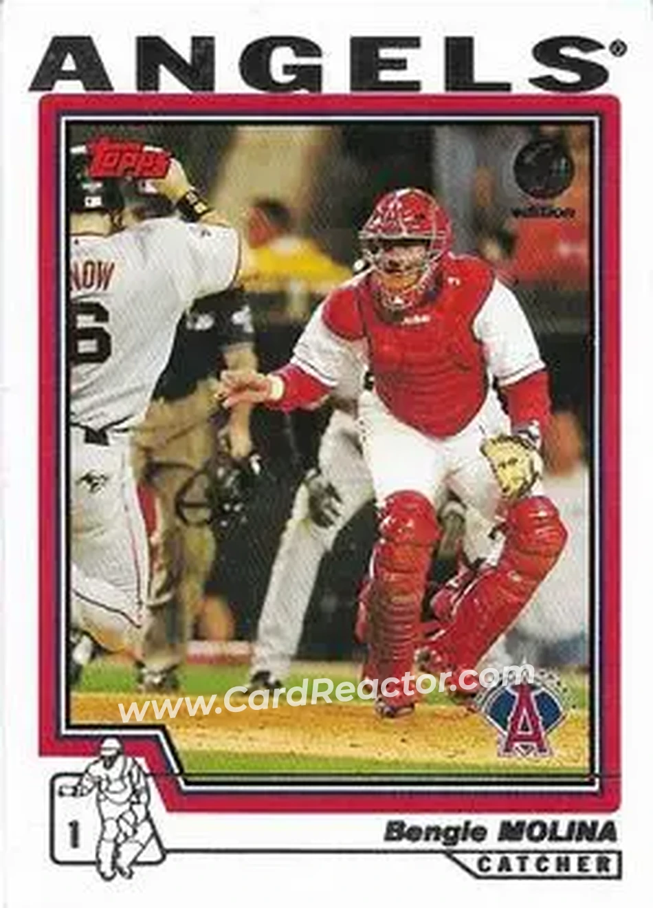 2004 Topps 1st Edition #12 - Bengie Molina - Anaheim Angels - Front