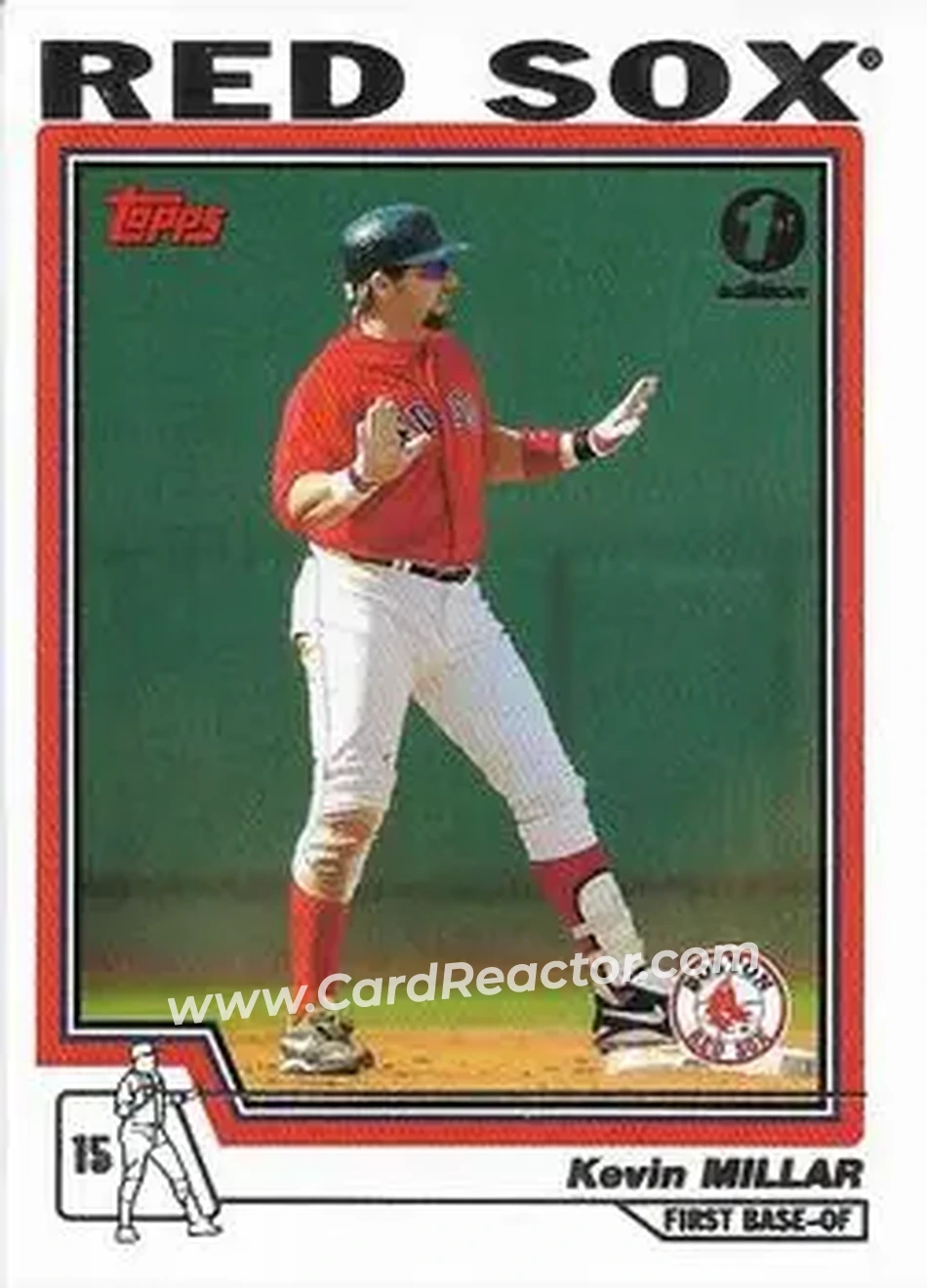 2004 Topps 1st Edition #17 - Kevin Millar - Boston Red Sox - Front