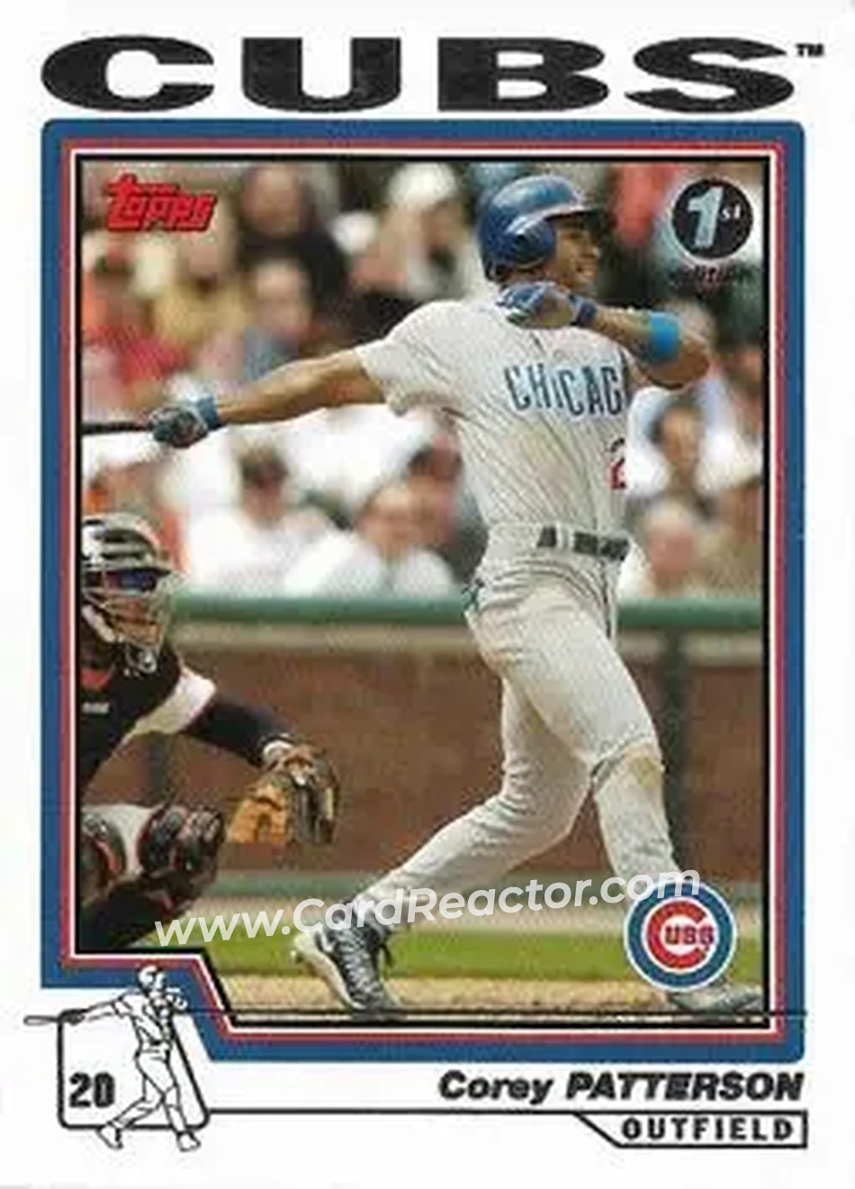 2004 Topps 1st Edition #18 - Corey Patterson - Chicago Cubs - Front