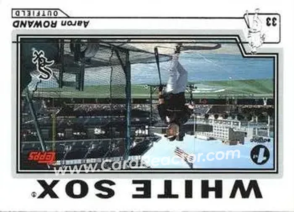 2004 Topps 1st Edition #19 - Aaron Rowand - Chicago White Sox - Front