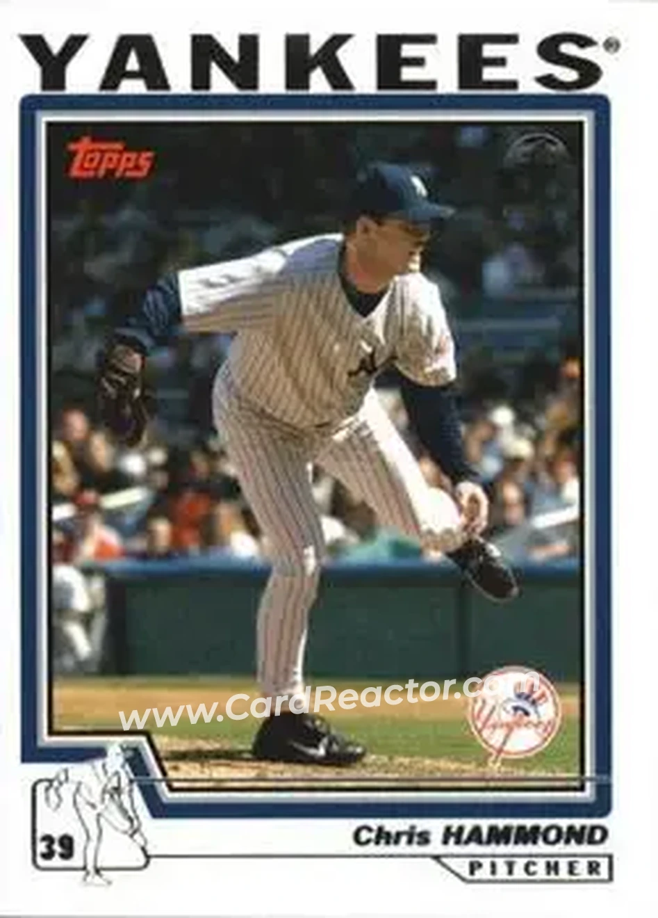 2004 Topps 1st Edition #22 - Chris Hammond - New York Yankees - Front