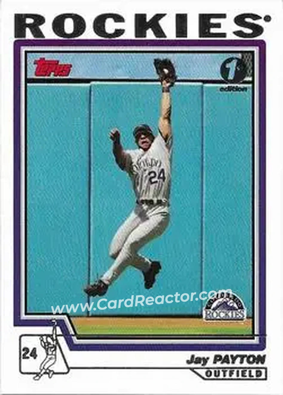 2004 Topps 1st Edition #23 - Jay Payton - Colorado Rockies - Front 2004 Topps 1st Edition #23 - Jay Payton - Colorado Rockies - Front