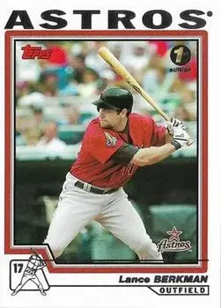 2004 Topps 1st Edition #25 - Lance Berkman - Houston Astros