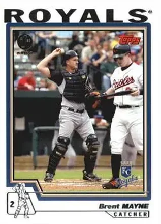 2004 Topps 1st Edition #27 - Brent Mayne - Kansas City Royals