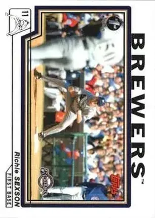 2004 Topps 1st Edition #29 - Richie Sexson - Milwaukee Brewers