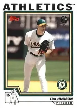 2004 Topps 1st Edition #30 - Tim Hudson - Oakland Athletics
