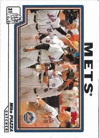 2004 Topps 1st Edition #31 - Mike Piazza - New York Mets