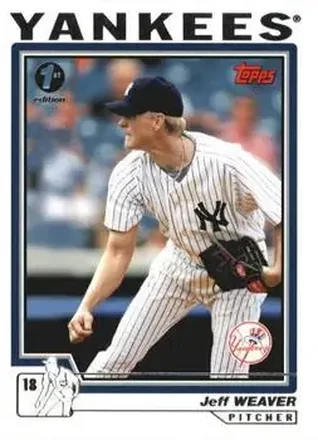 2004 Topps 1st Edition #33 - Jeff Weaver - New York Yankees