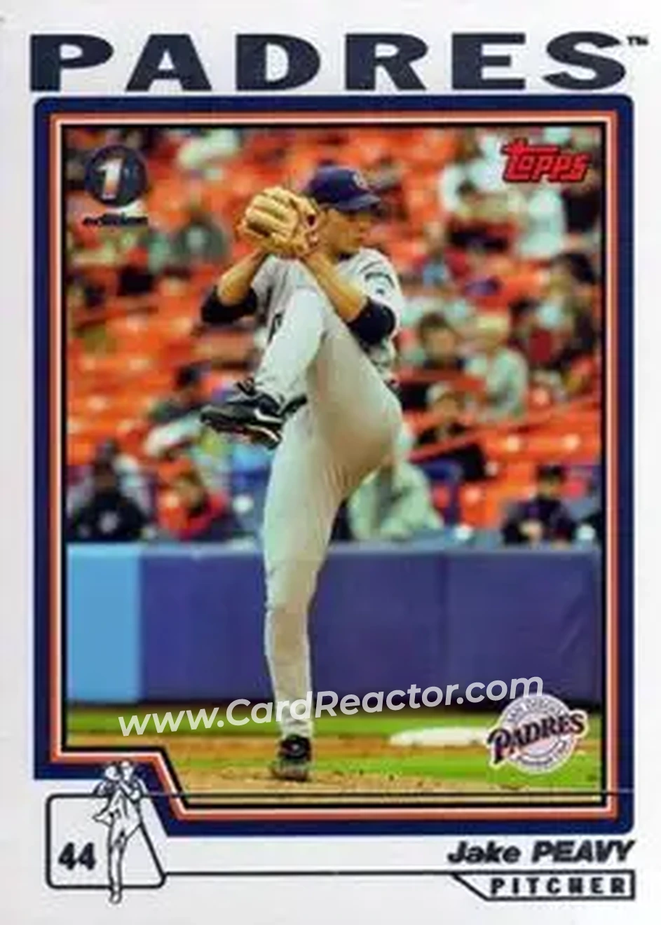 2004 Topps 1st Edition #37 - Jake Peavy - San Diego Padres - Front