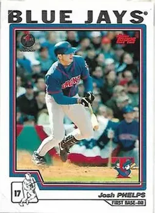 2004 Topps 1st Edition #42 - Josh Phelps - Toronto Blue Jays