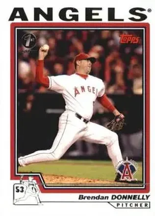 2004 Topps 1st Edition #43 - Brendan Donnelly - Anaheim Angels