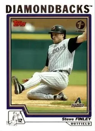 2004 Topps 1st Edition #44 - Steve Finley - Arizona Diamondbacks