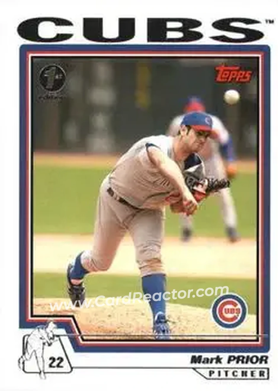 2004 Topps 1st Edition #50 - Mark Prior - Chicago Cubs - Front