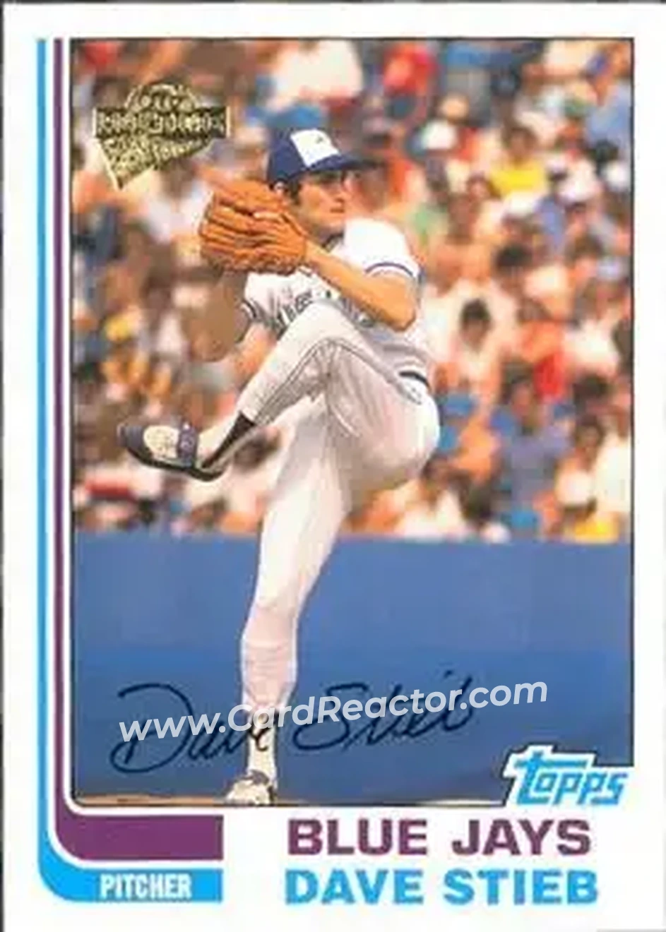 2004 Topps All-Time Fan Favorites #3 - Dave Stieb - Toronto Blue Jays - Front