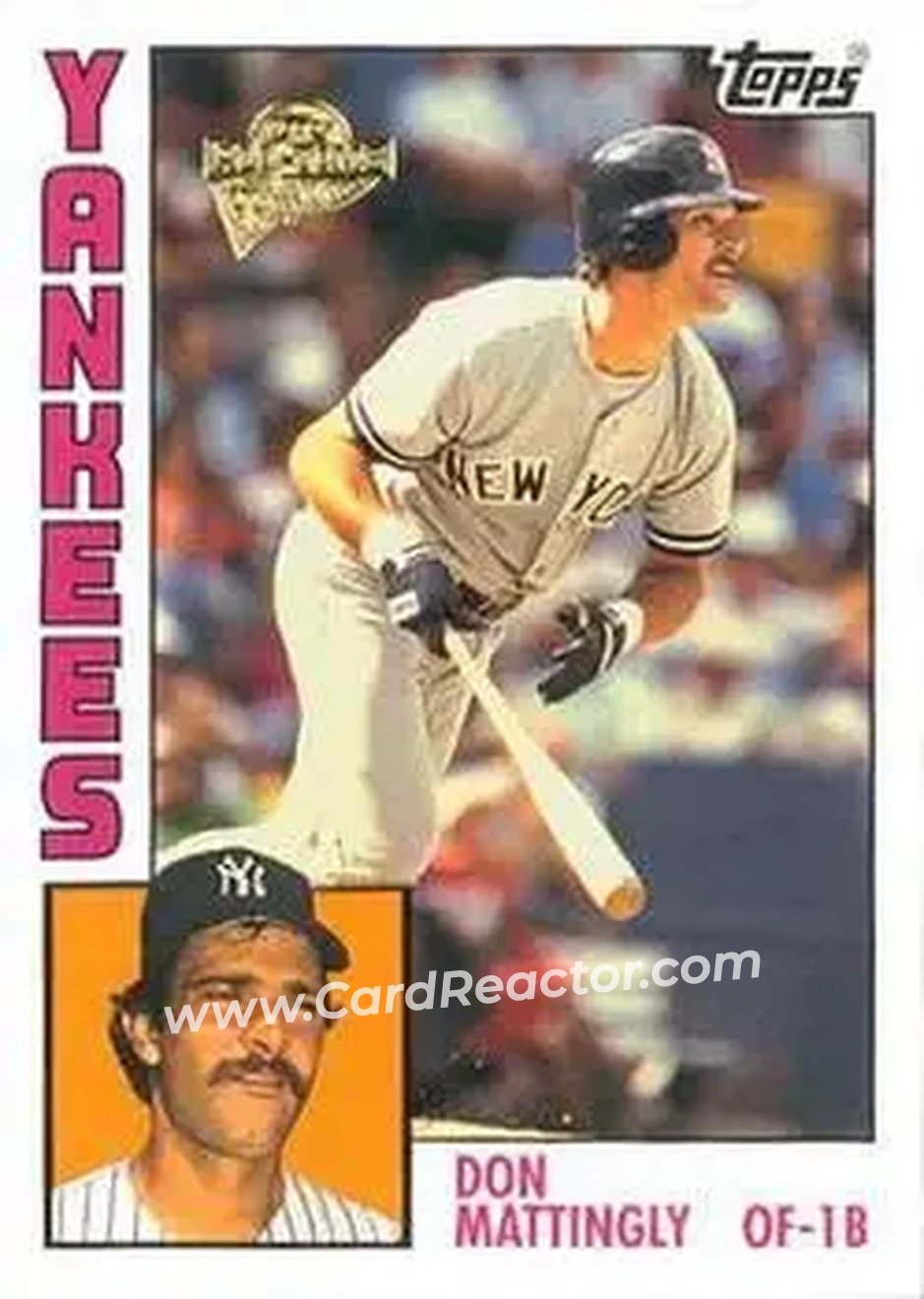 2004 Topps All-Time Fan Favorites #10 - Don Mattingly - New York Yankees - Front 2004 Topps All-Time Fan Favorites #10 - Don Mattingly - New York Yankees - Front