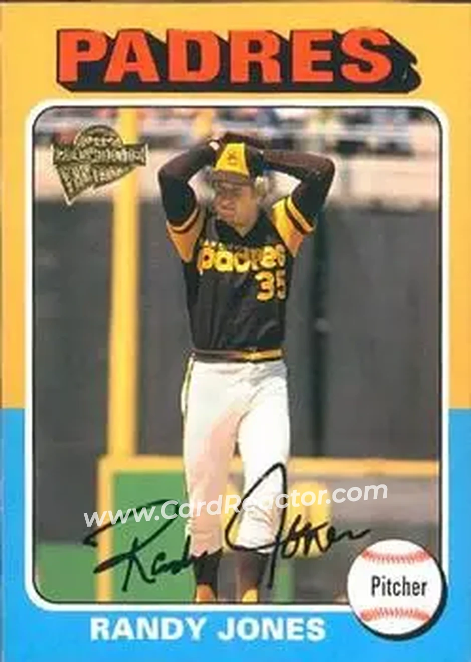 2004 Topps All-Time Fan Favorites #12 - Randy Jones - San Diego Padres - Front
