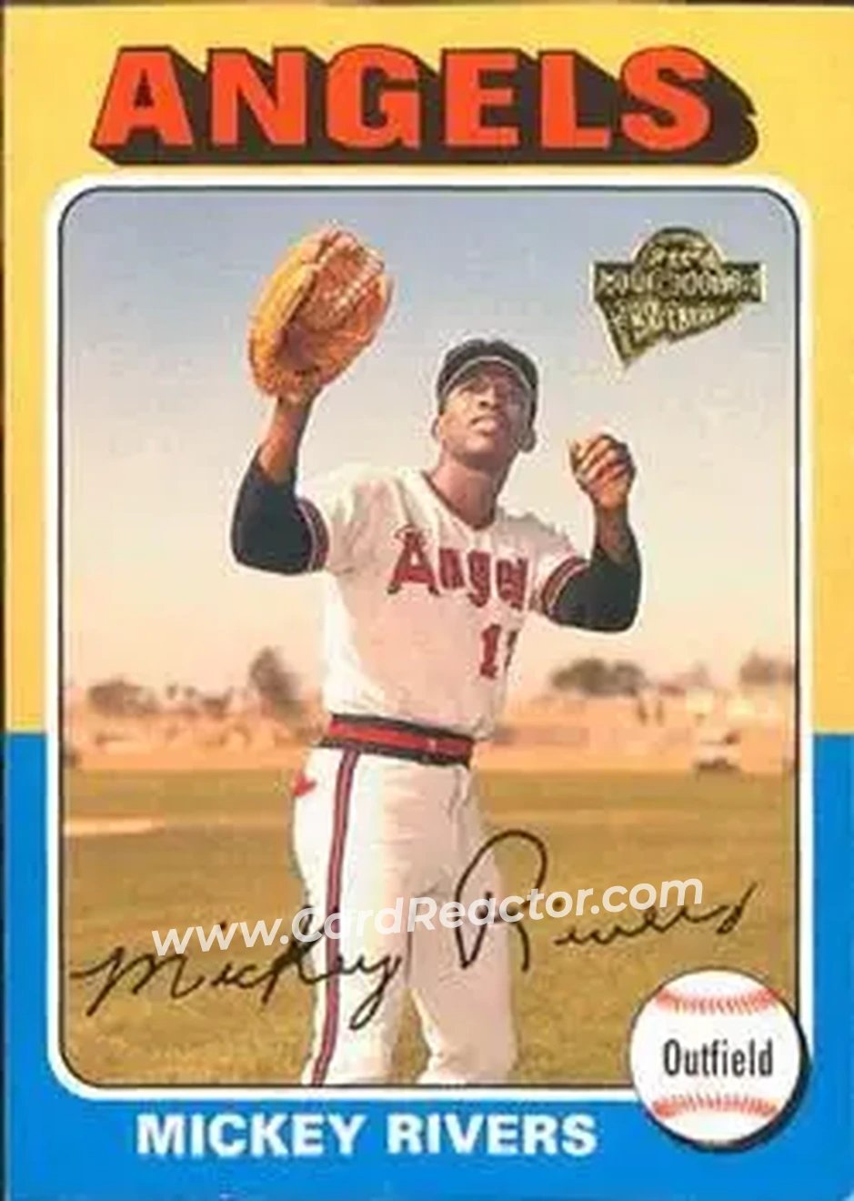 2004 Topps All-Time Fan Favorites #18 - Mickey Rivers - California Angels - Front