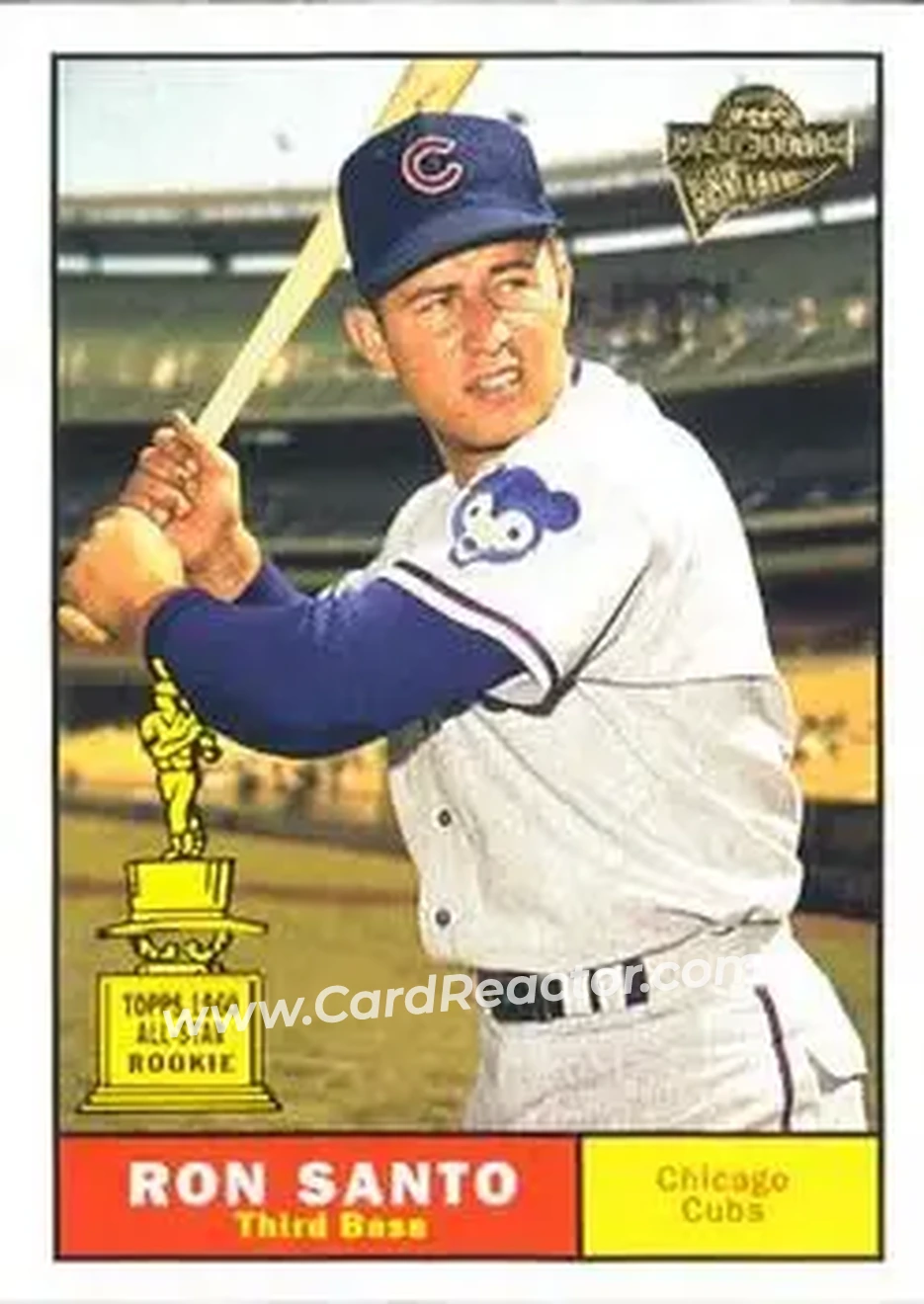 2004 Topps All-Time Fan Favorites #19 - Ron Santo - Chicago Cubs - Front