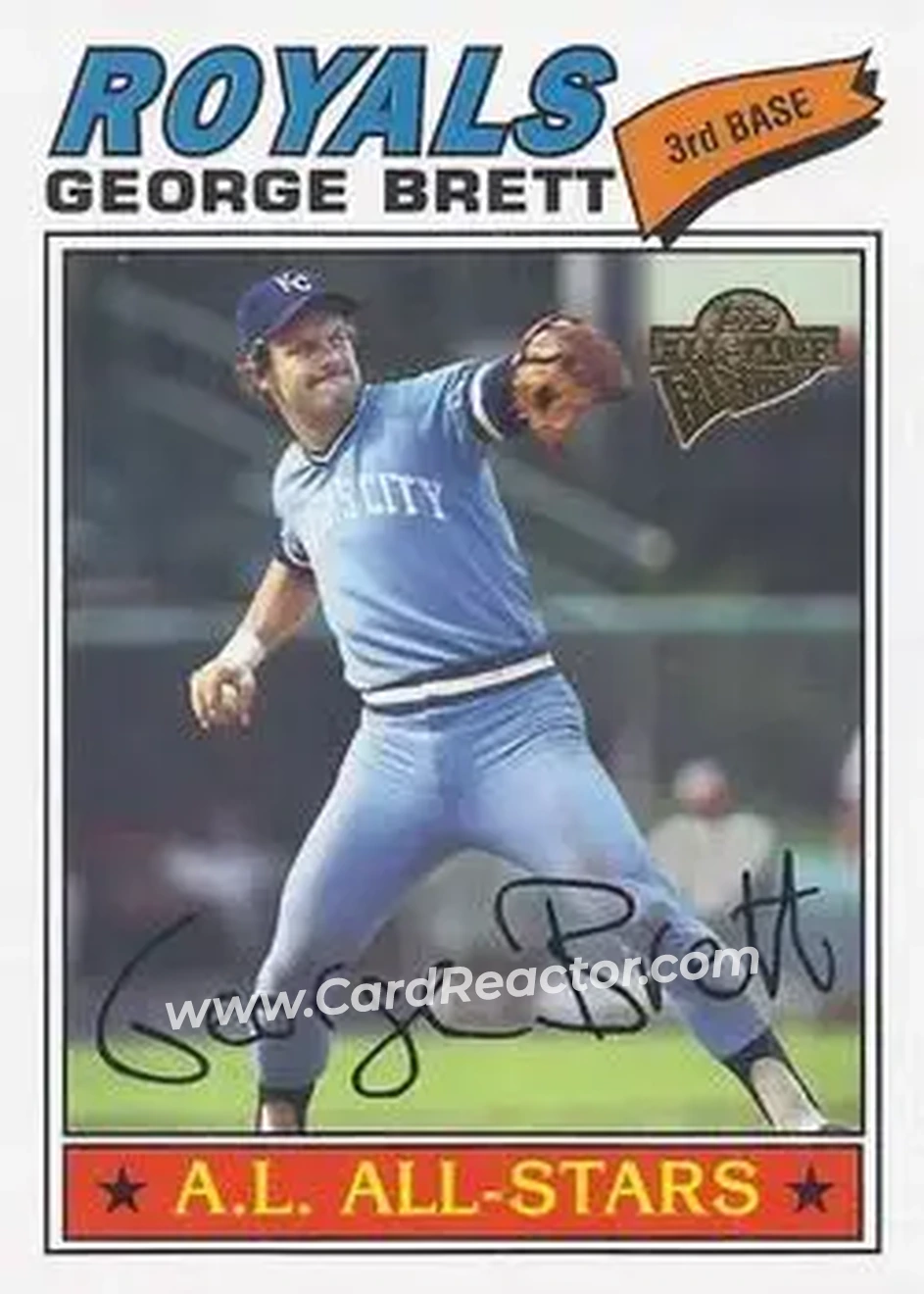 2004 Topps All-Time Fan Favorites #25 - George Brett - Kansas City Royals - Front