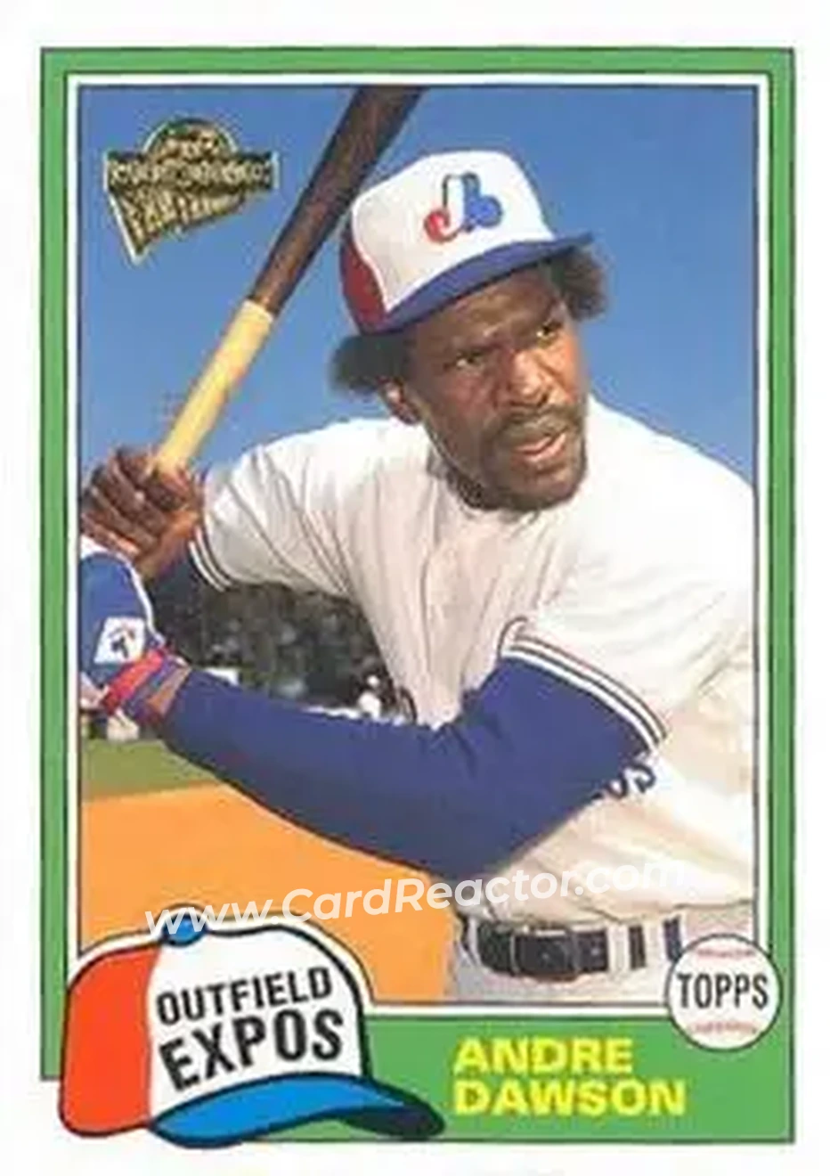 2004 Topps All-Time Fan Favorites #29 - Andre Dawson - Montreal Expos - Front