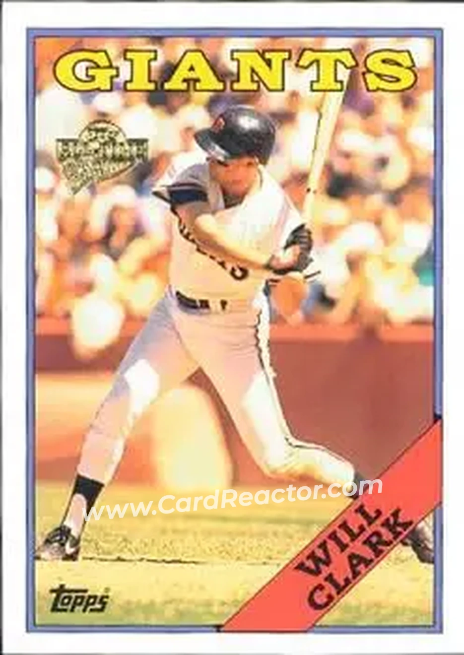2004 Topps All-Time Fan Favorites #32 - Will Clark - San Francisco Giants - Front 2004 Topps All-Time Fan Favorites #32 - Will Clark - San Francisco Giants - Front