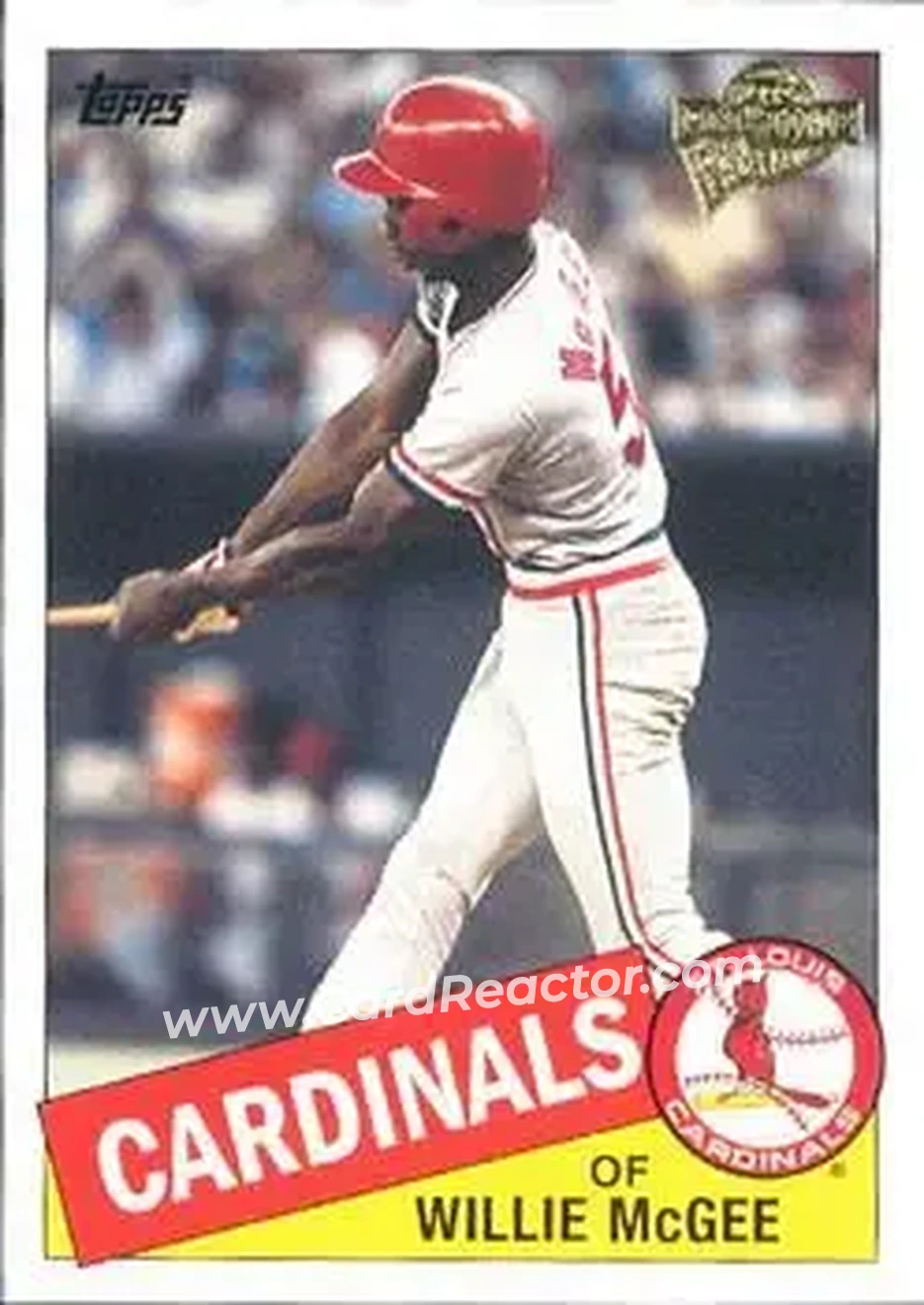 2004 Topps All-Time Fan Favorites #35 - Willie McGee - St. Louis Cardinals - Front