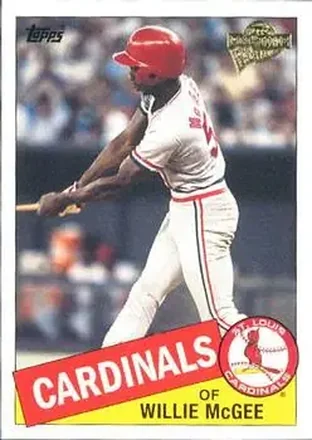 2004 Topps All-Time Fan Favorites #35 - Willie McGee - St. Louis Cardinals
