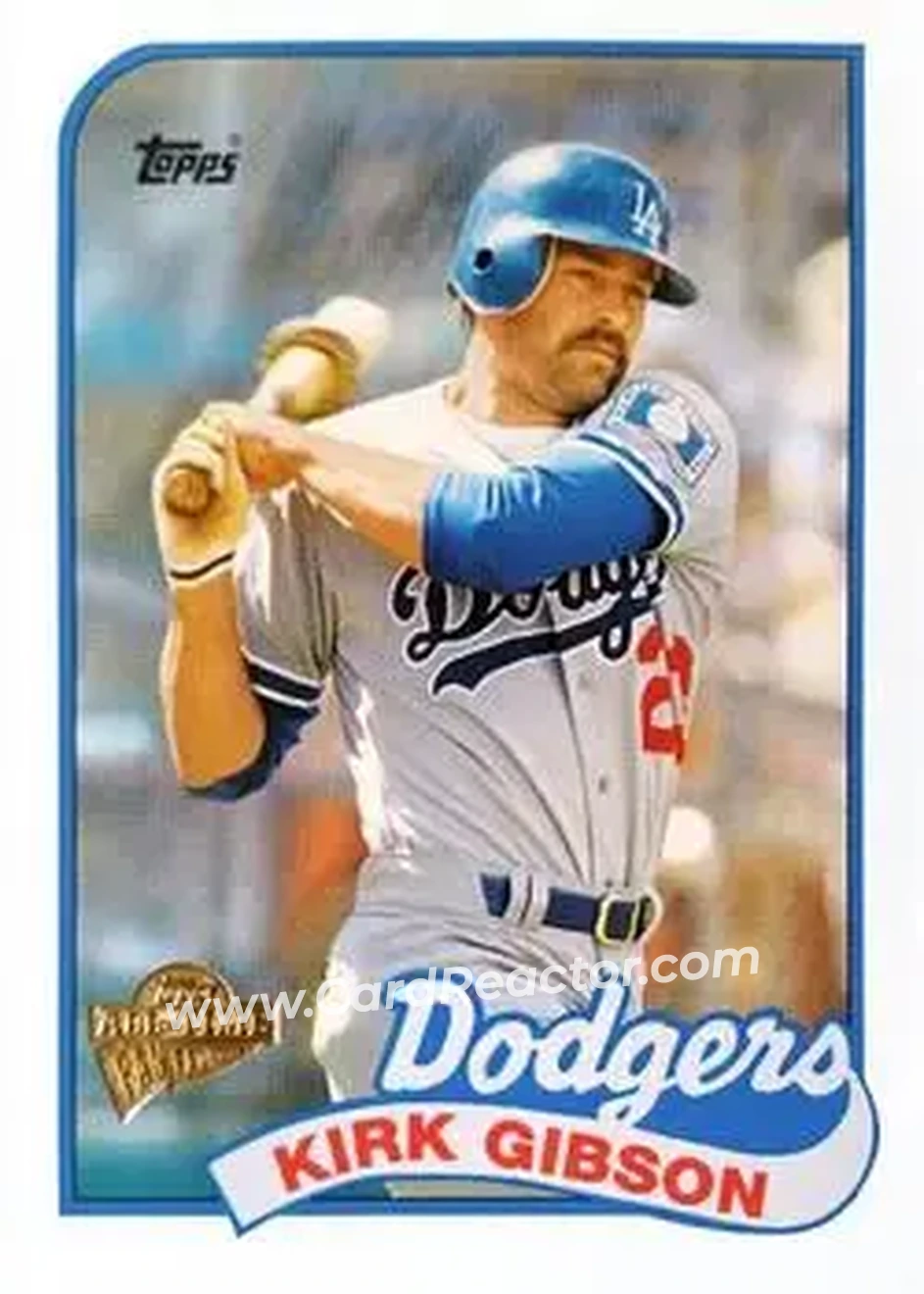 2004 Topps All-Time Fan Favorites #38 - Kirk Gibson - Los Angeles Dodgers - Front